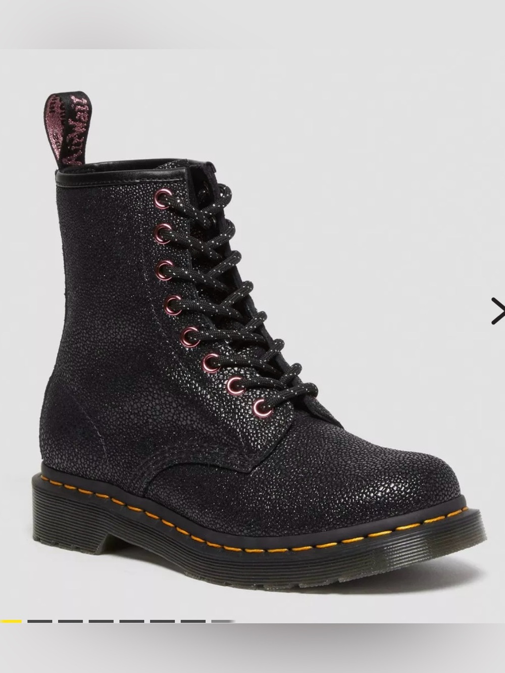 Dr. Martens 1460 WOMEN'S BEJEWELED LACE UP BOOTS size 7